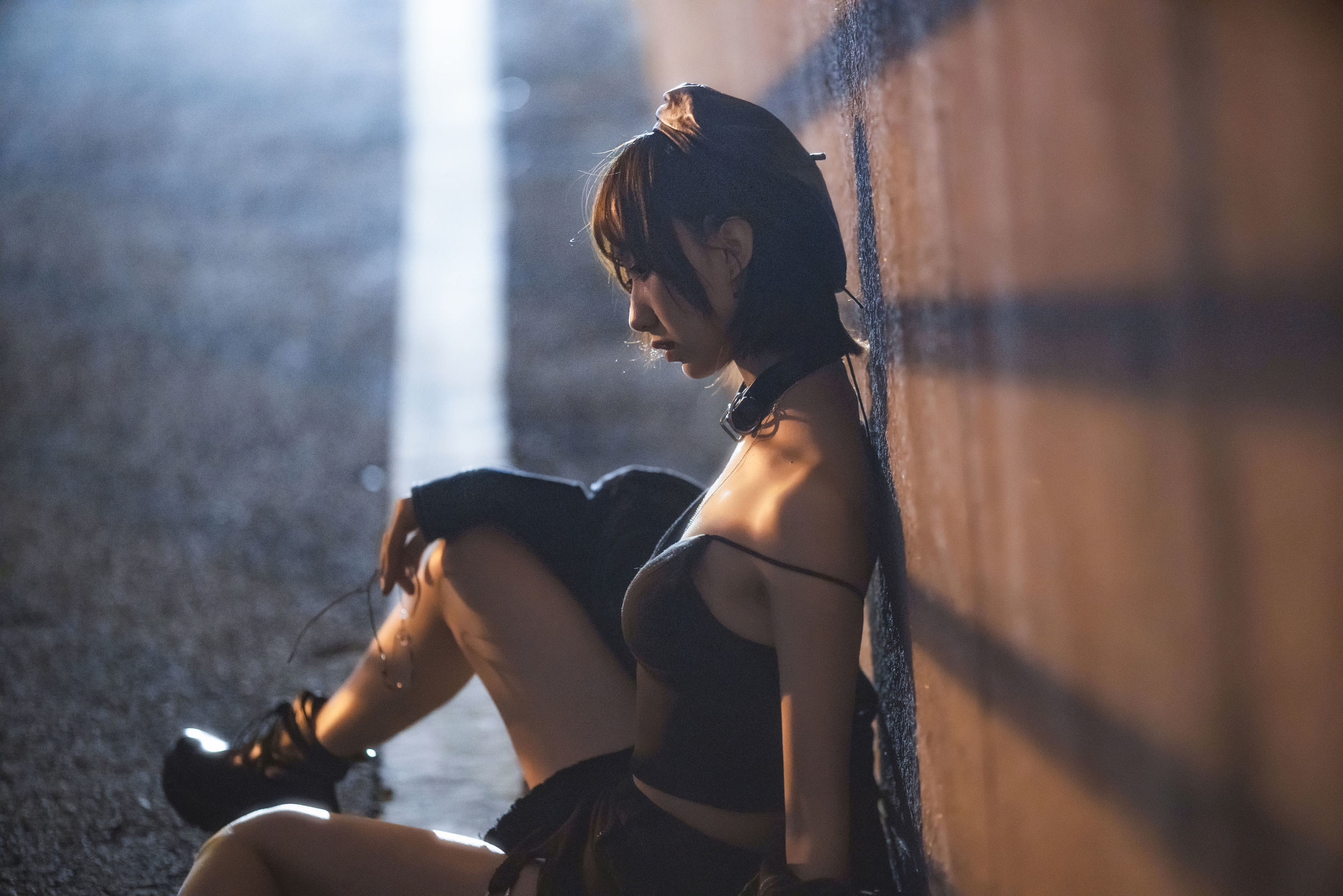 [Cosplay写真]萌系小姐姐木绵绵OwO室外短裙插图2